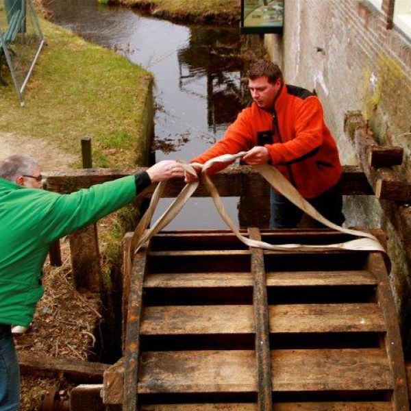 Nieuw waterrad voor de Begijnenmolen
